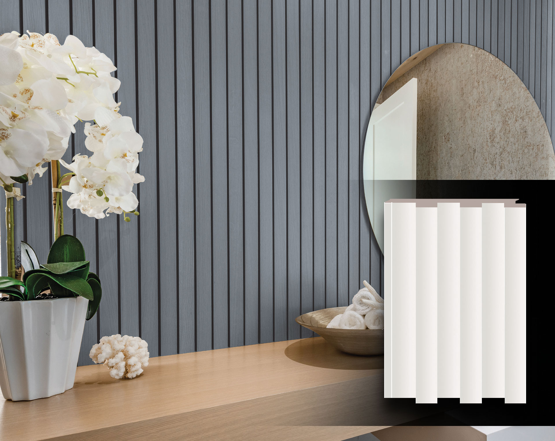 Slat Reeded Wall Panels